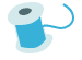 Blue cord